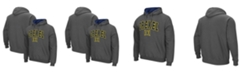 Colosseum Men's Charcoal Drexel Dragons Arch and Logo Pullover Hoodie
